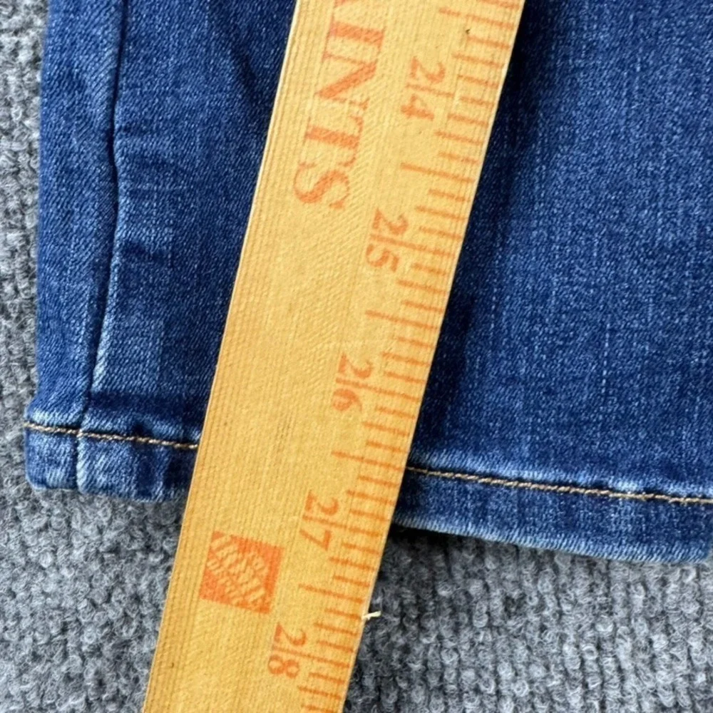 Free People Jeans Womens 28 Blue Dark Wash Slim Straight‎ Cotton Stretch Denim